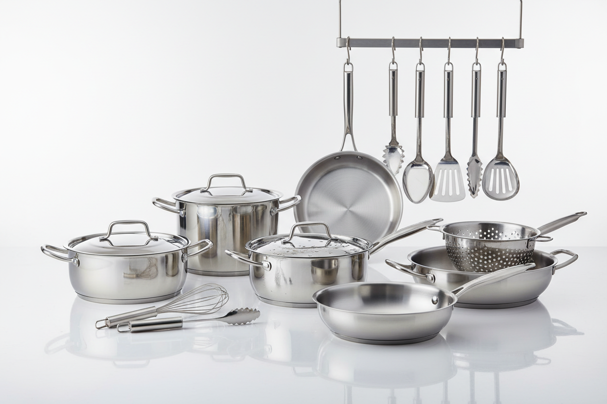 Why Stainless Steel Kitchenware Is a Professional Favorite
