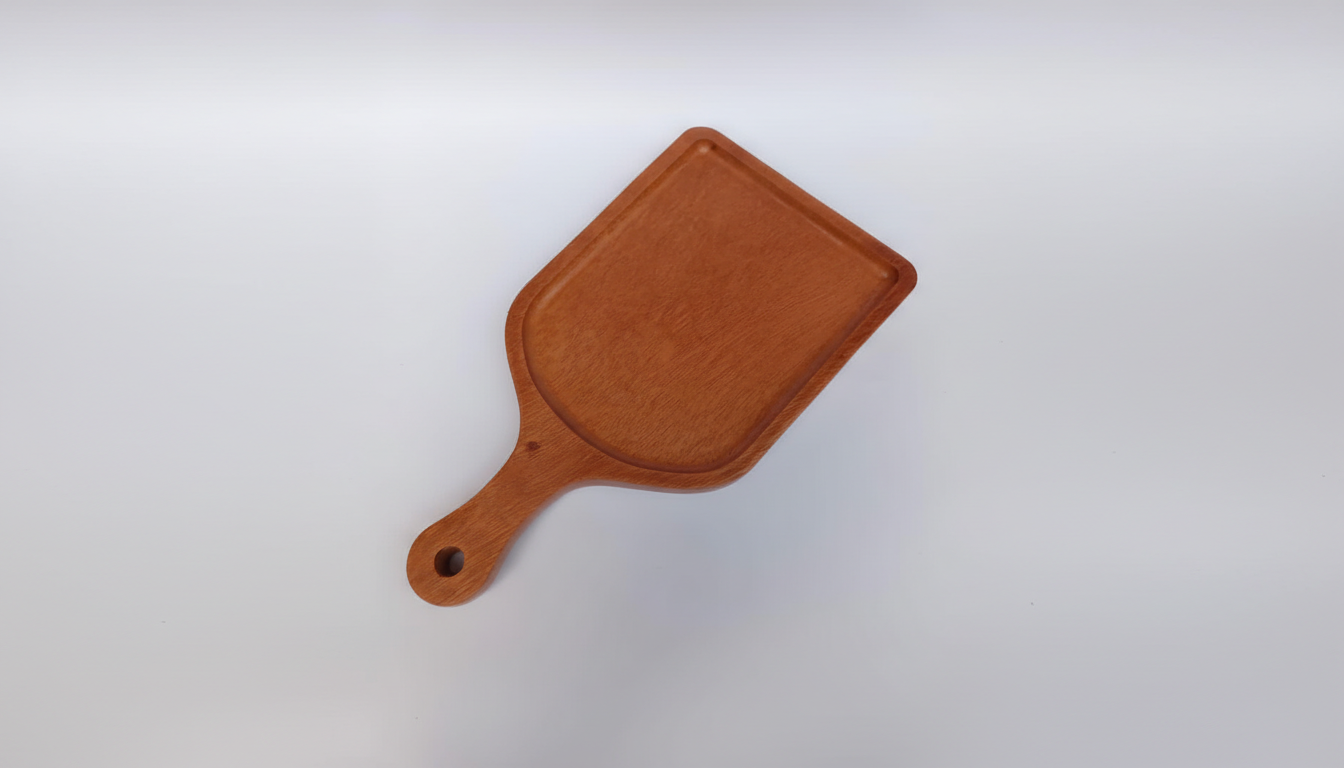 Premium Handcrafted Wooden Serving Paddle and Charcuterie Platter
