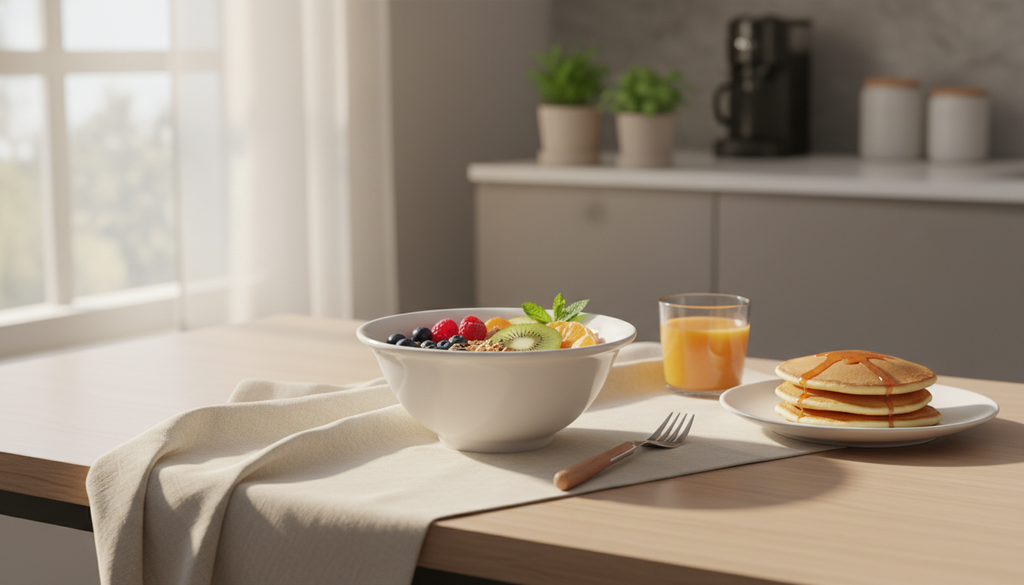 Elegant White Porcelain Serving Bowl - Classic All-Purpose Dining Bowl