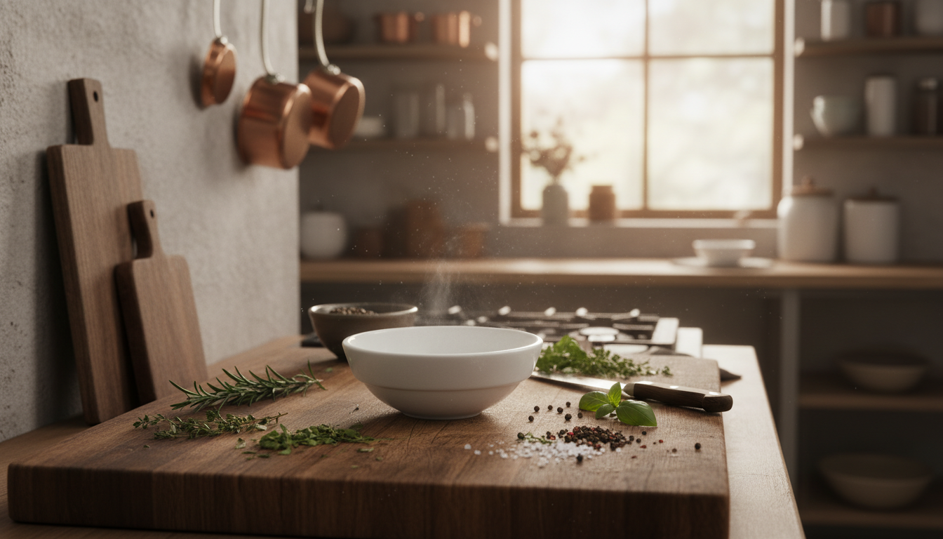 Classic White Melamine Serving Bowl