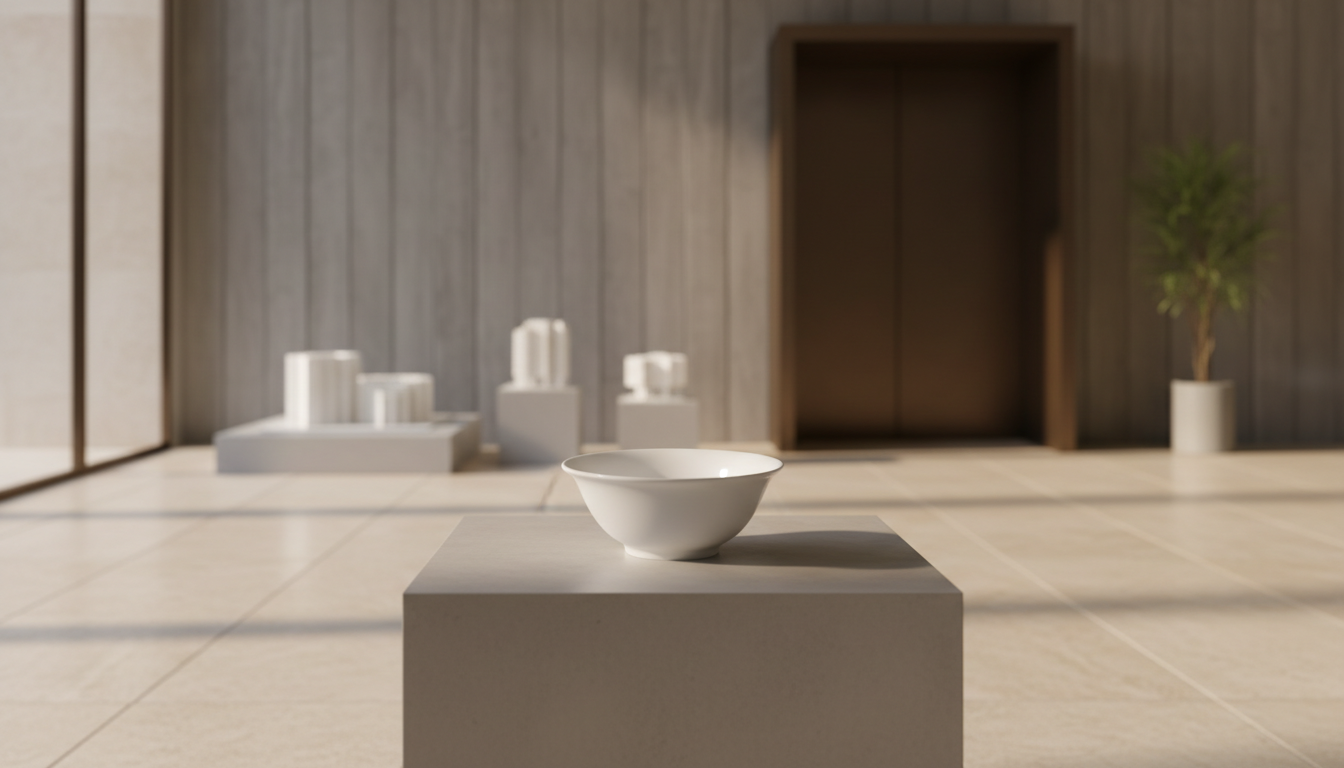 Elegant White Porcelain Serving Bowl - Classic All-Purpose Dining Bowl