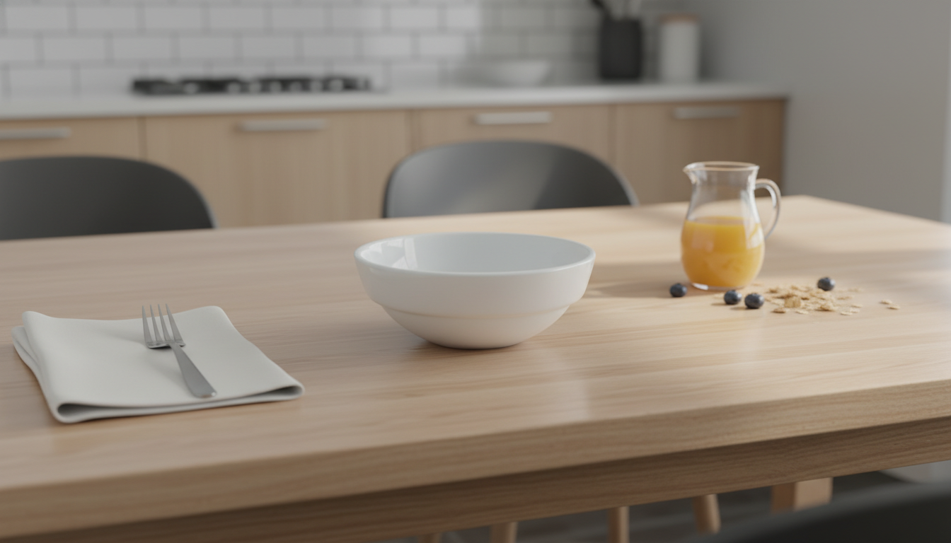 Classic White Melamine Serving Bowl